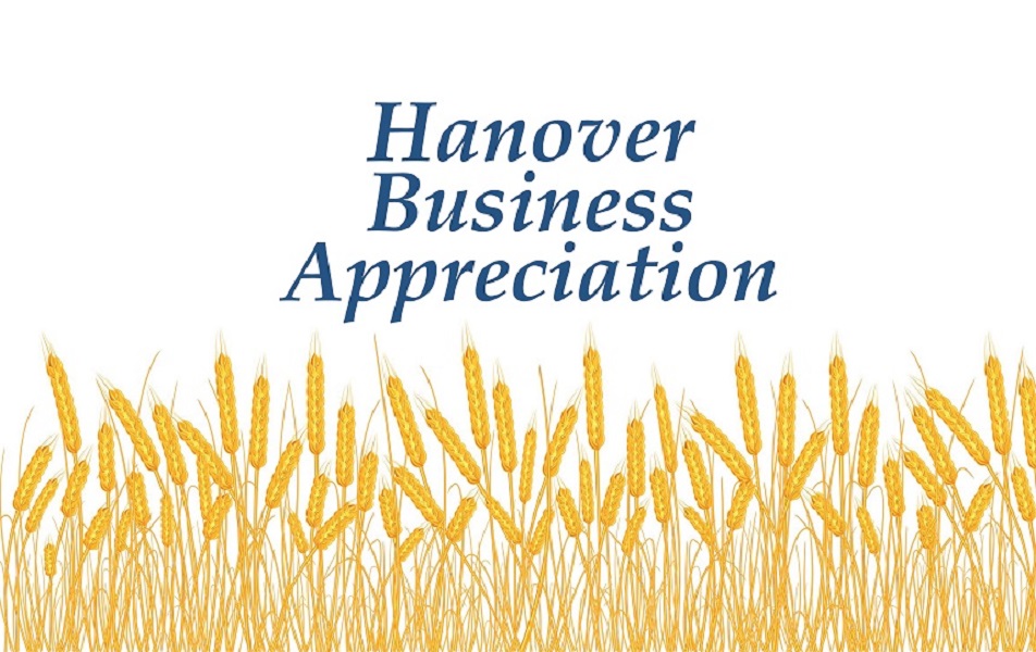 Hanover Business Appreciate over wheat graphic