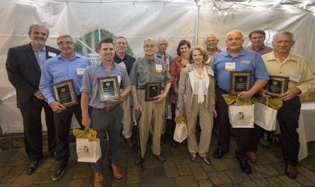 Ashland District representatives with Legacy Business awards