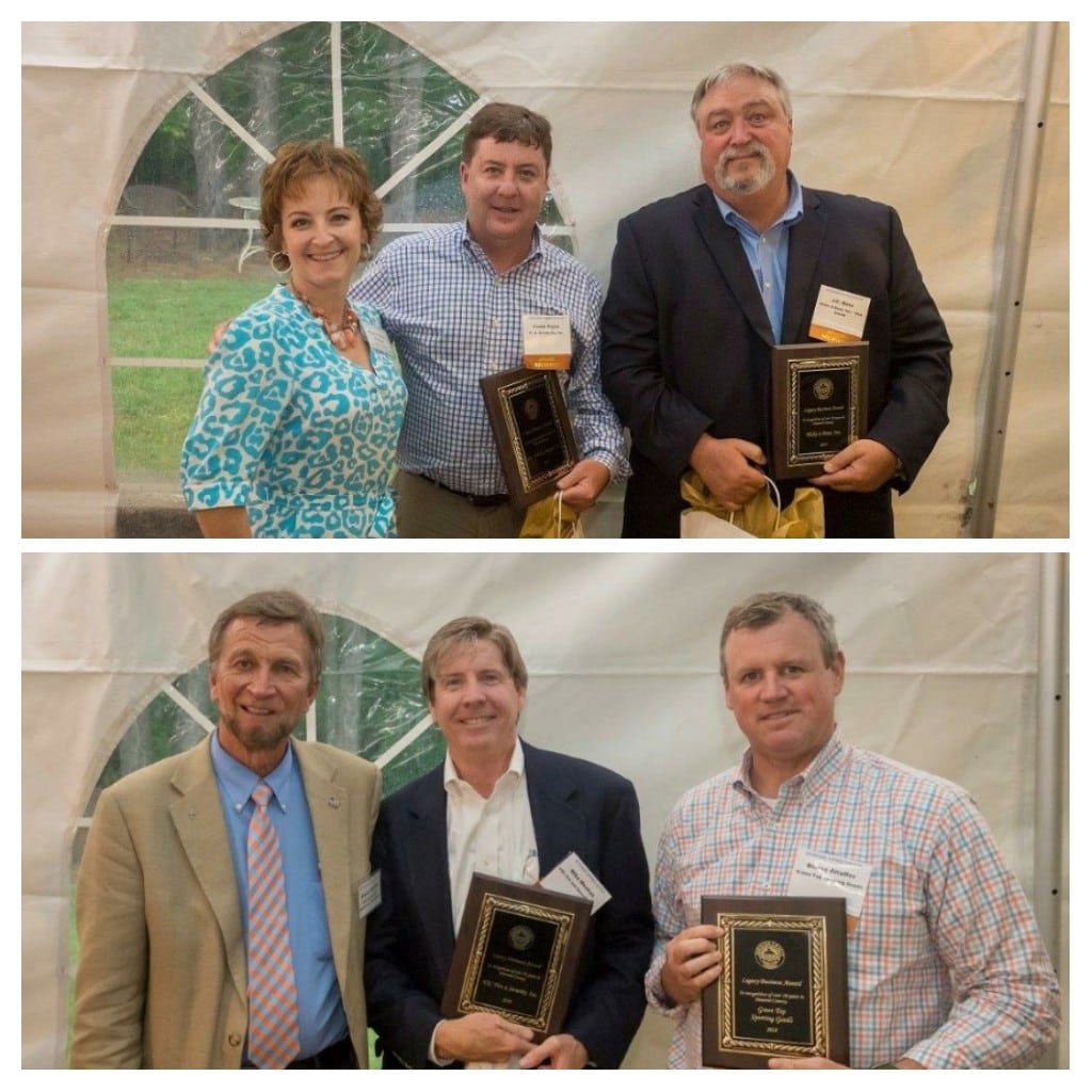 Chickahominy & South Anna District representatives with Legacy Business awards