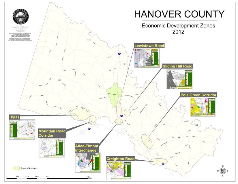Economic Development Zones Hanover County Virginia