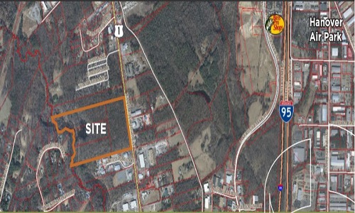 Aerial map of Green Top Route 1 Tract (small version)