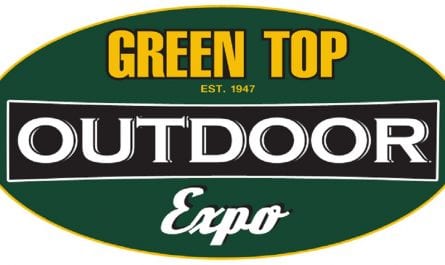 Green top outdoor expo logo