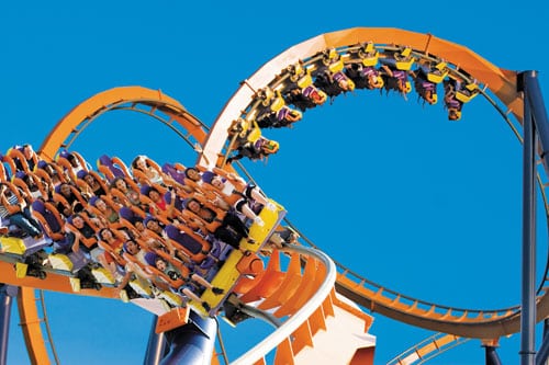 Roller coaster at Kings Dominion