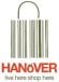 "Hanover live here, shop here" logo