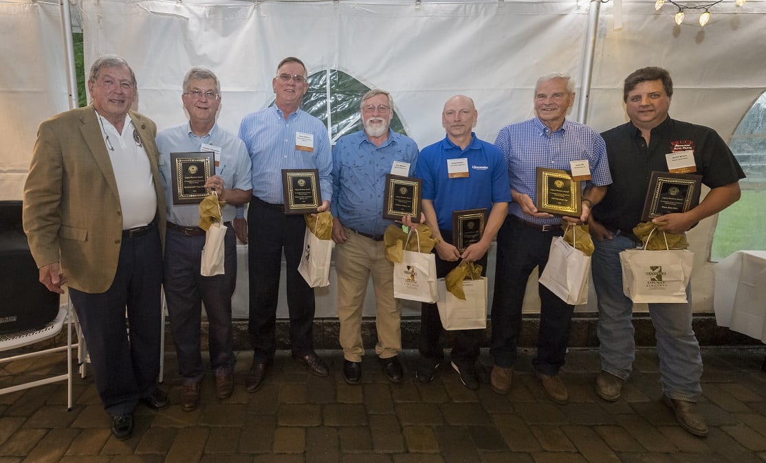 Mechanicsville District representatives with Legacy Business awards