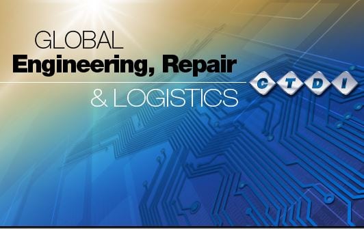 Global engineering repair and logistics CTDI logo