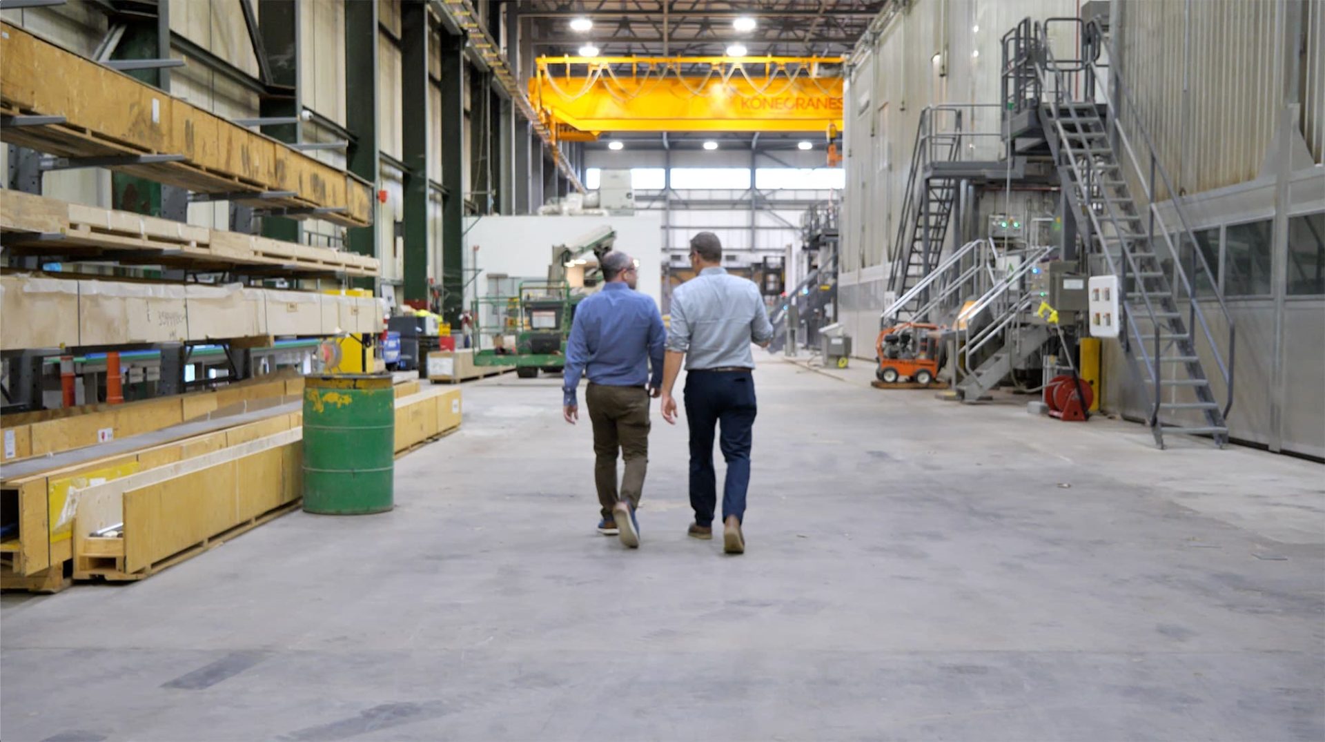Inside one of the many warehouses in Hanover County