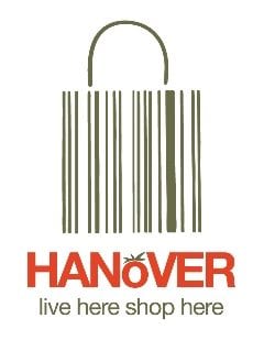 Hanover live here shop here logo