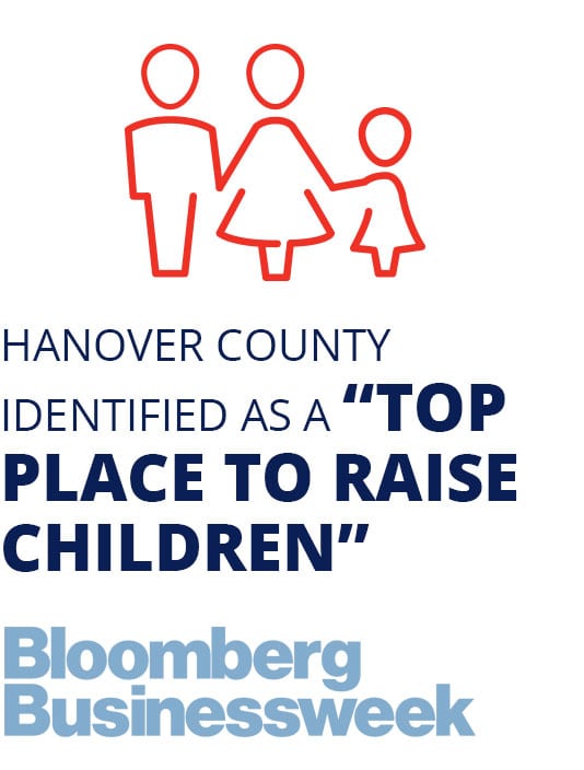 Hanover County identified as a “Top Place to Raise Children”