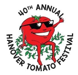 40th annual hanover tomato festival logo